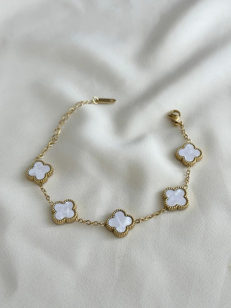 White Clover Bracelet