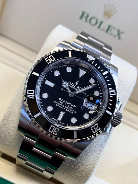 Rolex Submariner just Date 40mm Black Ceramic Bezel Dial