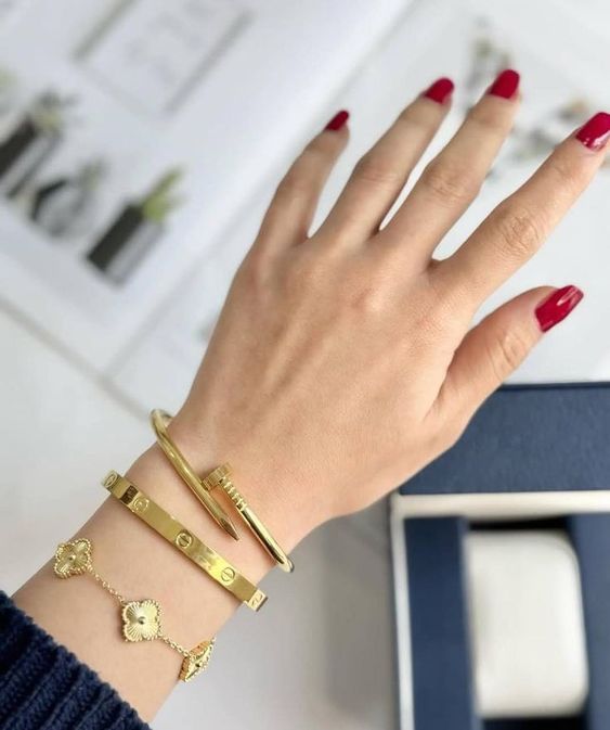 Luxury Gold Bracelet Stack