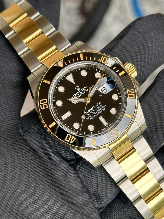 Rolex Submariner Two Tone Rotating Dail