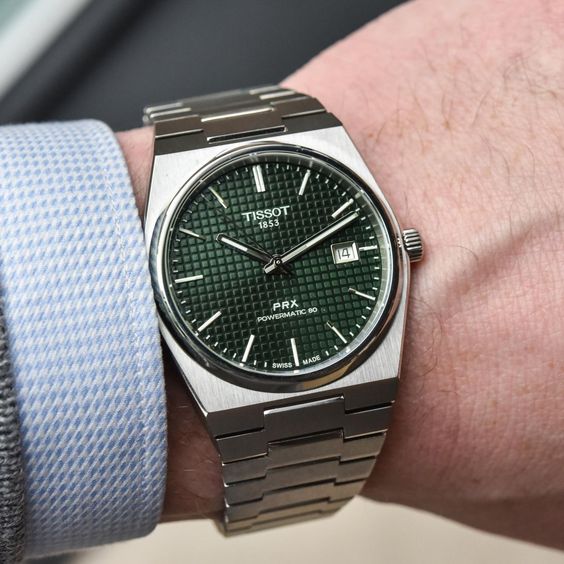 Tissot PRX 1853 Sapphire Glass Green Dail