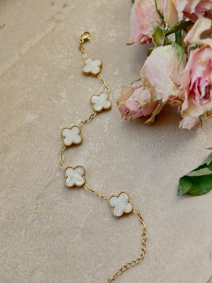 White Clover Bracelet