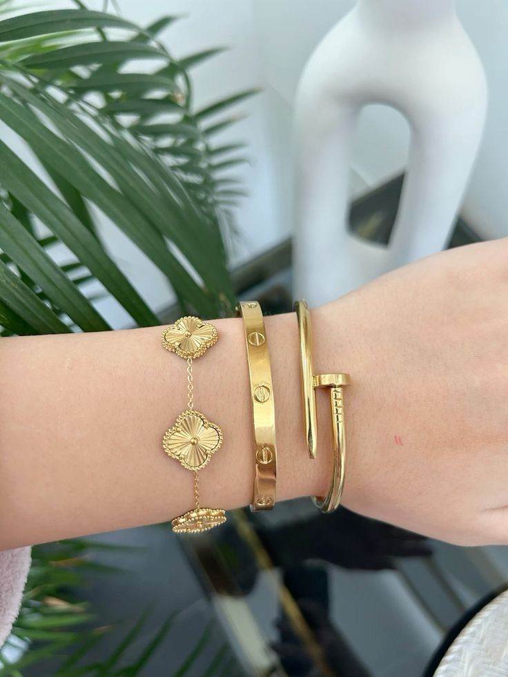 Luxury Gold Bracelet Stack