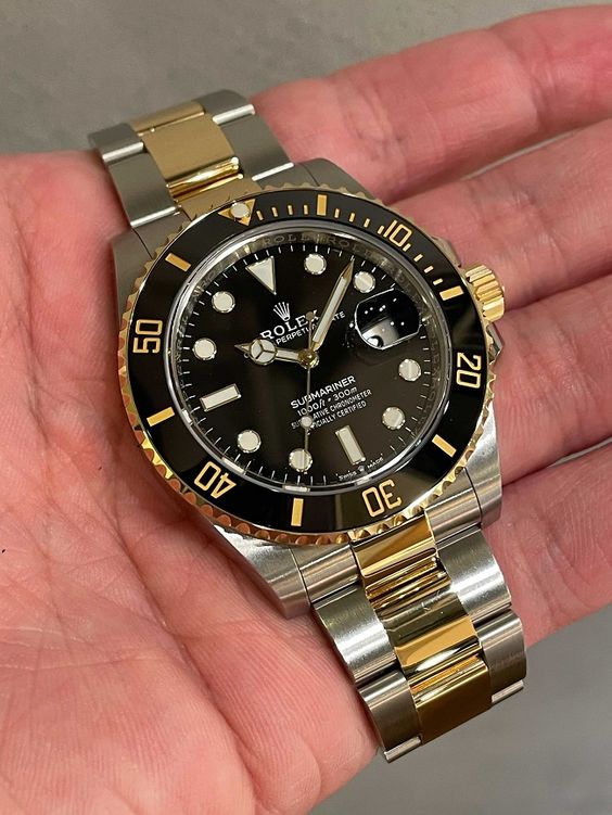 Rolex Submariner Two Tone Rotating Dail