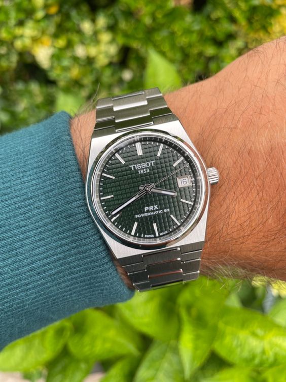 Tissot PRX 1853 Sapphire Glass Green Dail